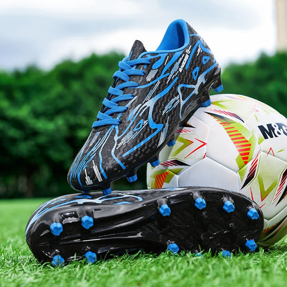 Nouveaux hommes chaussures de Football Sport formation bottes de Football doux ultraléger respirant professionnel baskets unisexe herbe crampons Match