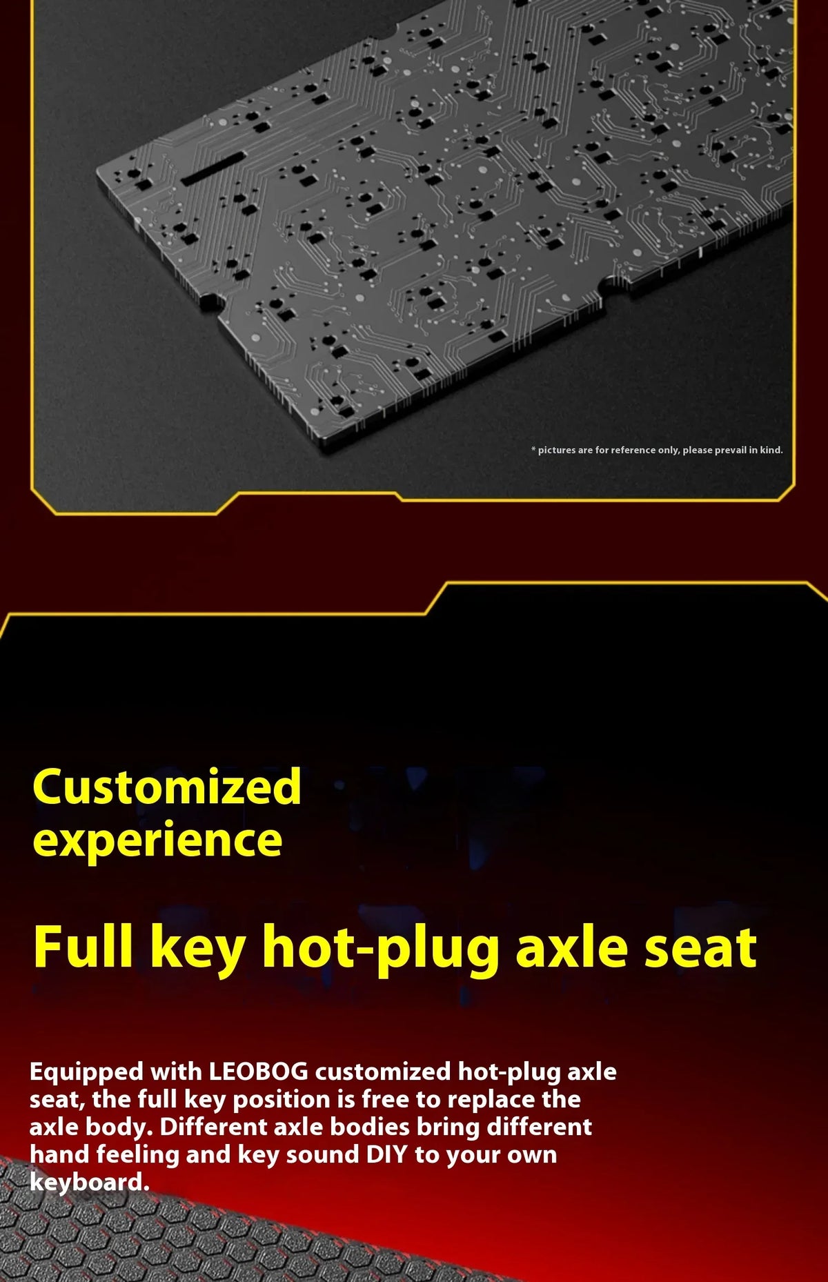 LEOBOG Hi75C Mechanical Keyboard 3Mode/Wired kit Hot Swap With Knob RGB Aluminium Alloy Gasket Hi75C Keyboard Kit PC Custom Gift