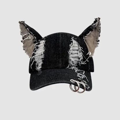 2025  Hip Hop Baseball Cap - Trendy Graffiti Jeans Style Cowboy Hat for Women/Men, Party & Team Unisex Fashion Accessory