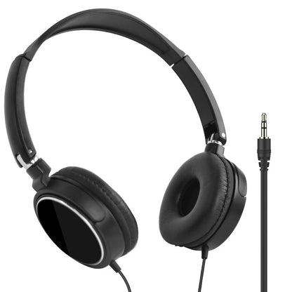 Casque universel sur l'oreille pliable filaire écouteurs HiFi stéréo son Portable casque 3.5mm casque HiFi stéréo son