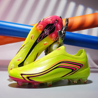 Nouvelles chaussures de football pour hommes, baskets de futsal très populaires, chaussures de football pour matchs sur gazon, entraînement, chaussures de football de haute qualité, crampons antidérapants, pour intérieur