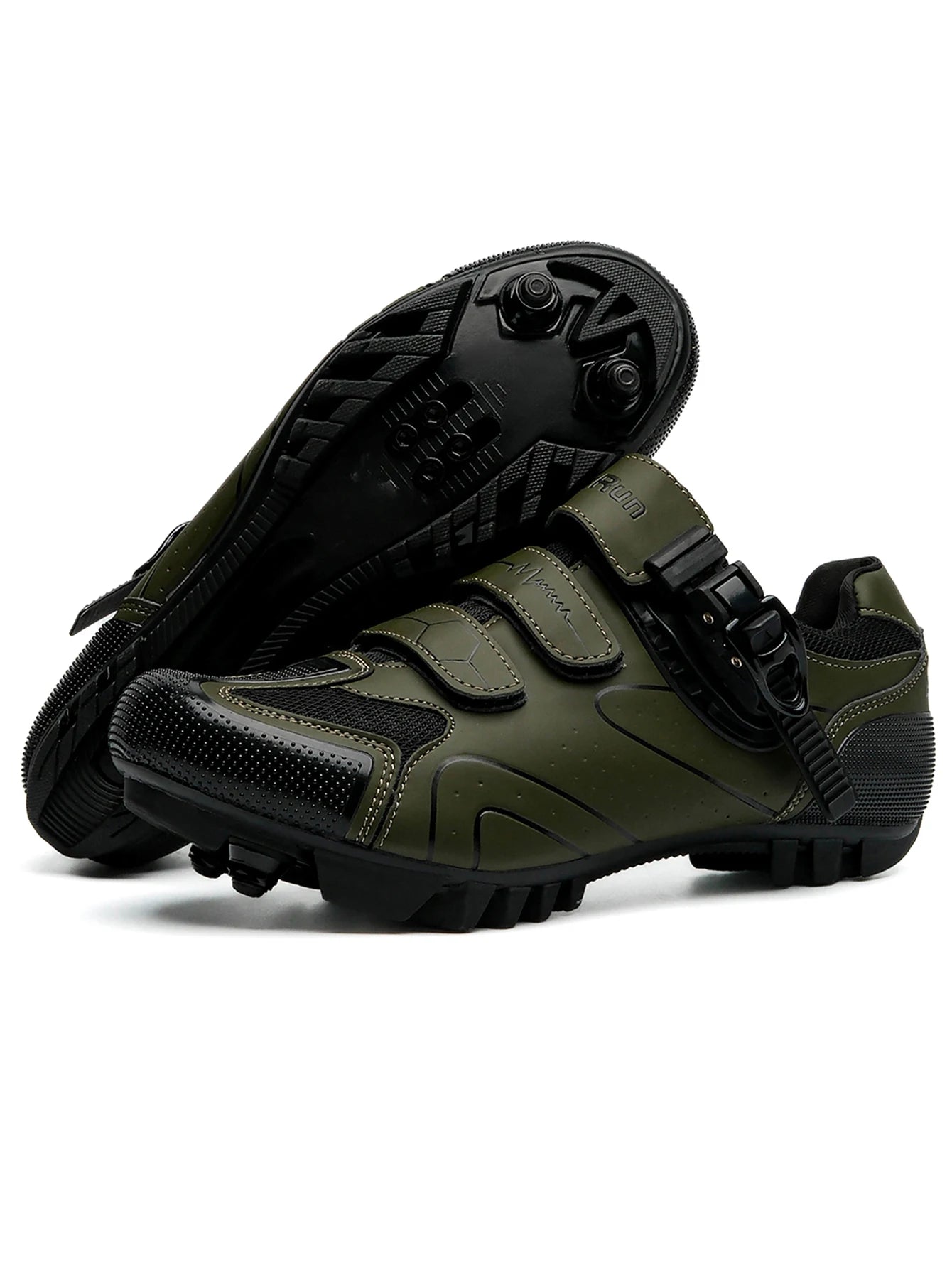 Spring 2025 MTB Cycling Shoes with Clamps for Men, Carbon Sports Shoes, Speed, Mountain Running, Mountain Bike Shoes