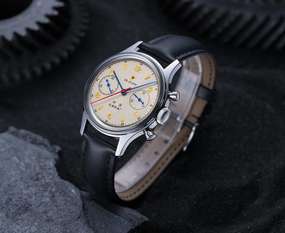 Reloj mecánico para hombre Seagull 1963 International Edition, reloj de piloto ST1901, cronógrafo retro de pulsera, aviación de la Fuerza Aérea, nuevo