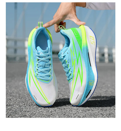 Scarpe da running 5.0 MIX con piastra in carbonio per uomo e donna, sneakers da gara per maratona, stabili, reattive, ammortizzanti e da allenamento