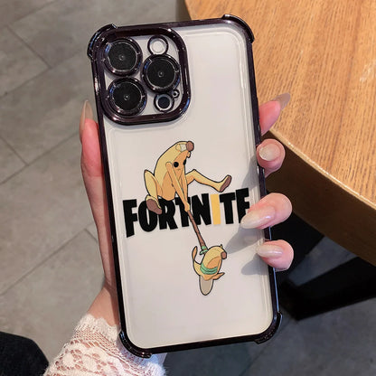 Anime Fortnite Game Plating Phone Case For Xiaomi Redmi A7 15 A3 15C 14C K50 A1 Note 15 14 13 12 12s Pro Plus 4G 5G Anti Fall
