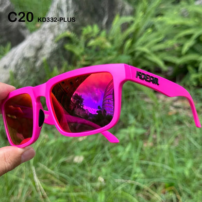 New Colors KDEAM-PLUS Large Size Square Unisex Sunglasses Polarized Photochromic Oversized Sun Glasses Fashion Anti Glare Mirror