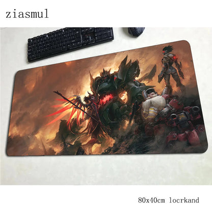Overwatch-Mauspad 800x400x3mm – Bestseller-Computermatte, Gaming-Zubehör, großes Mauspad für Tastatur, PC-Spiele und Gamer