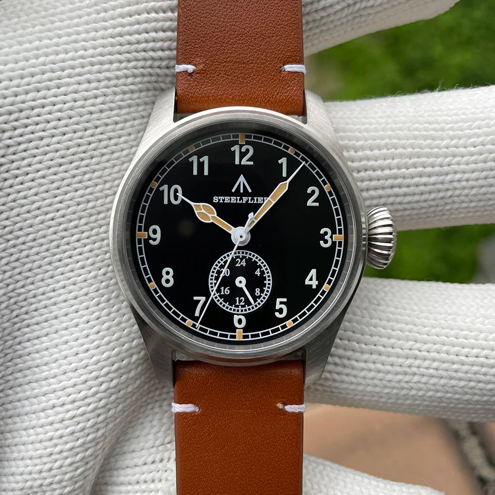STEELFLIER Official SF746 Luxury Quartz Wristwatch Swiss Luminous VH60 Mute Movement 20Bar Waterproof Multi-Time Zone Watches