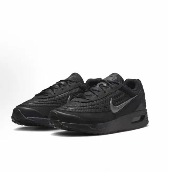 Nike Authentic AIR MAX VERSE, chaussures de course noires, couleur anthracite, chaussures de ville basses et respirantes pour hommes et femmes, modèle HV4415-100.