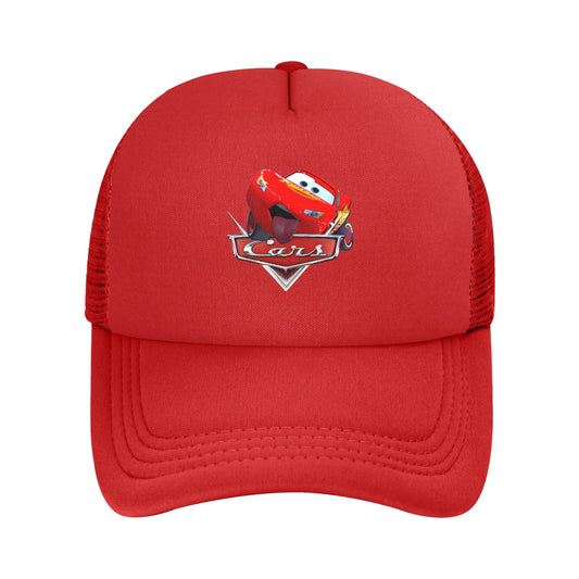 Cars Mcqueens Mesh Baseball Cap Unisex Hip-Hop Trucker Hat  Adjustable Snapback Caps Dad Hat Summer Trucker Hats