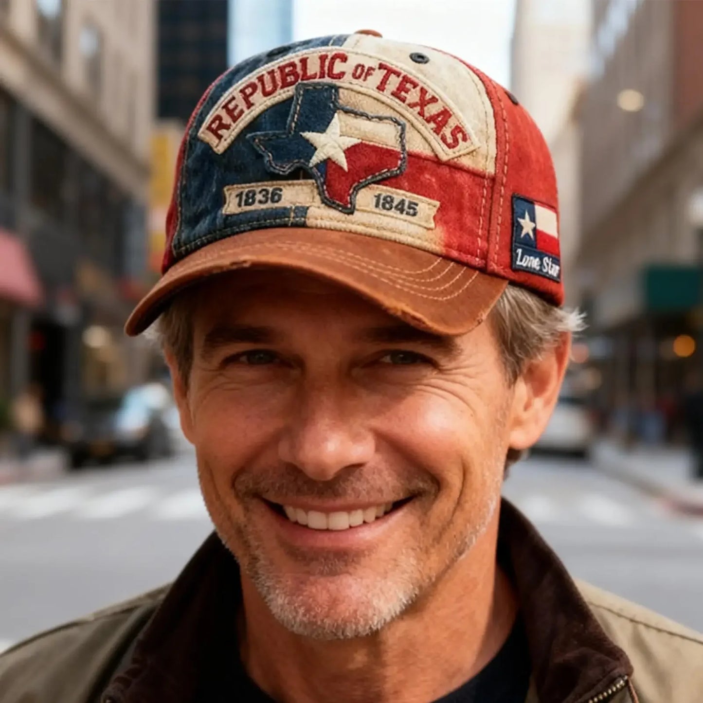 Republic of Texas Hat 3D digital printing Baseball Cap Adjustable for Men Women Patriotic Gift Texan Pride Souvenir Collector
