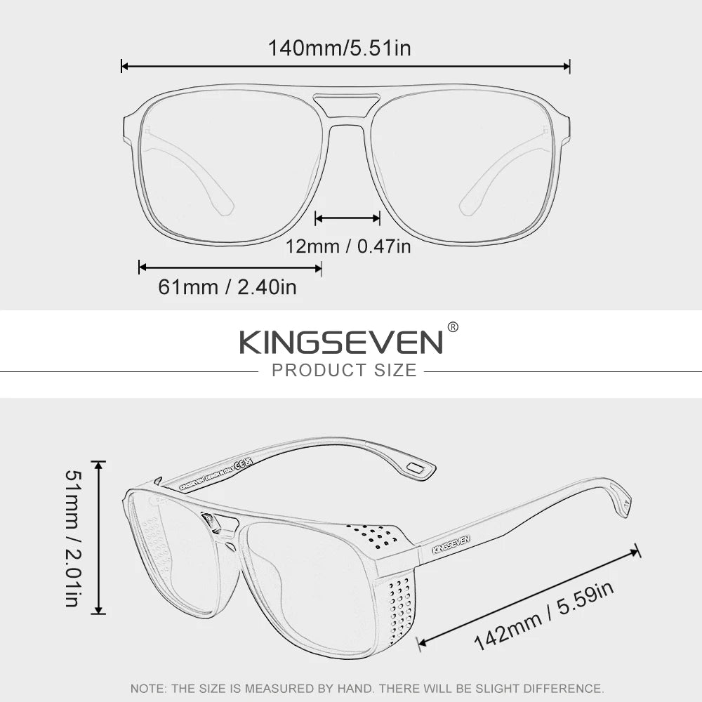 KINGSEVEN Brand Polarized Sunglasses Classic Design UV400 Eyewear For Men Women Outdoor Sport Glasses