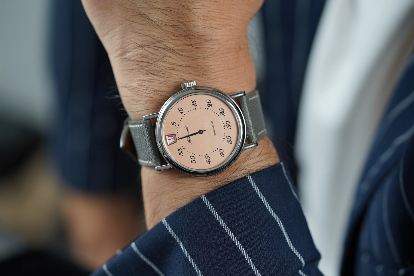 FARASUTE Casual Automatic Mechanical Men Watch Business Jumping Hour Seagull Movement Sapphire Waterproof Wristwatch Male Reloj