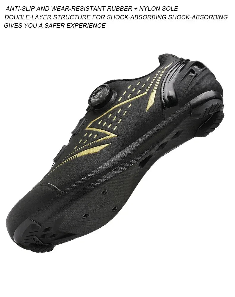 Professional Men's MTB Cycling Shoes White Racing Self-Locking 2024 Speed Road SPD Bicycle Sneakers New Women's Flats Cleats Shoes