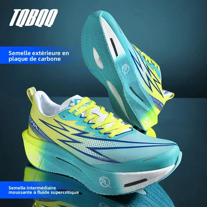 Scarpe da running 5.0 MIX con piastra in carbonio per uomo e donna, sneakers da gara per maratona, stabili, reattive, ammortizzanti e da allenamento