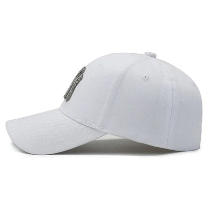 MY Rhinestone Hat Female Spring and Fall Street Casual Outdoor Duck Tongue Cap Fashion Versatile Baseball Cap Sunshade