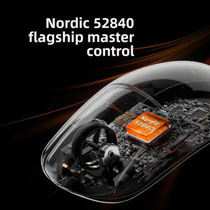 ATK Dragonfly A9 Wireless Bluetooth Mouse Gaming Ergonomic Design Fast Response PAW3950 Ultra 800mAh Lightweight 8KHz Esports