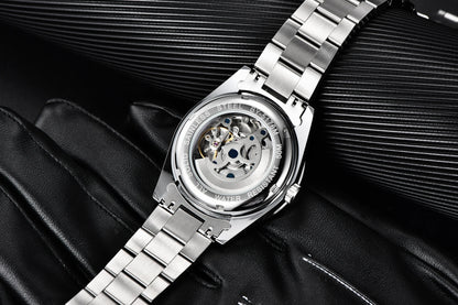 BENYAR – Neue Herrenuhr, Luxusmarke, mechanische Automatikuhr, wasserdicht bis 50 m, sportliches Modell mit leuchtenden Zeigern