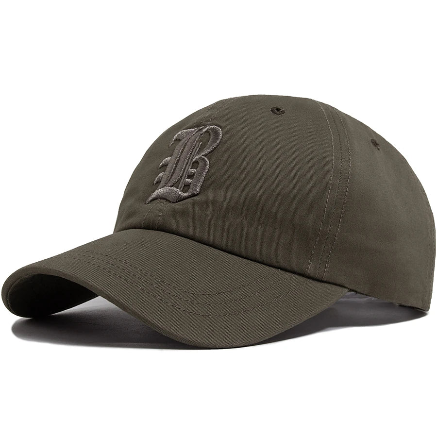 Summer Fashion Men's Baseball Cap Letter Embroidered Cotton Trucker Hat Casual Outdoor Soft Top Visor Cap Women Baseball Caps