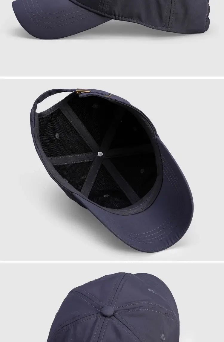 Brand Oohmy Baseball Cap Small&Big Head Oversize XXL Quick Dry Breathable Hat Plus Size Adjustable Soft Top Cap 56-60cm 60-63cm