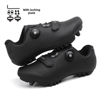Unisex Road and Mountain Bike Lock Shoes, Outdoor Pedal-Assisted Bicycle Riding Shoes, Cross-Border New Model Sports Entertainment