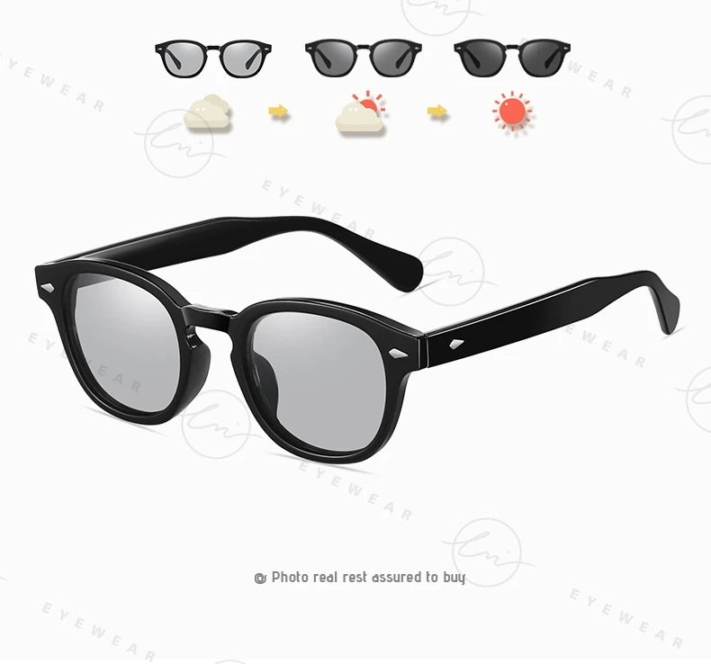 LM NEW Fashion Photochromic Sunglasses Women Men Polarized Blue Eyewear Drivign Outdoor UV Protection Eyewear gafas de sol mujer