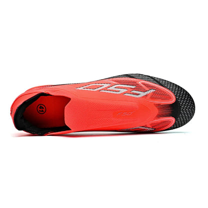 Chaussures de football respirantes AG pour hommes et femmes, chaussures de football professionnelles antidérapantes, chaussures de sport d'extérieur, crampons d'entraînement