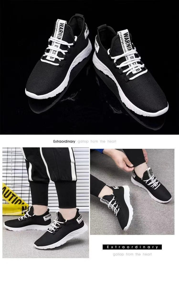 Men's Casual Lightweight Mesh Sports Sneakers Summer Men's Outdoor Soft Sole Breathable Comfortable Fashion Trend Running Shoes
