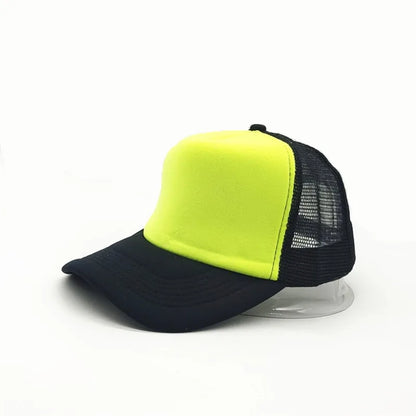 Customized Logo Mesh Baseball Caps Men Women 5 Panel Cheaper Trucker Hats Sports Team Snapback Caps Summer Sun Dad Hat Gorras