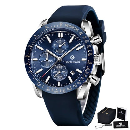 PAGANI DESIGN 45MM 2026 Relógio masculino de quartzo 30M impermeável, luxo business em aço inoxidável Relogio Masculino 5140