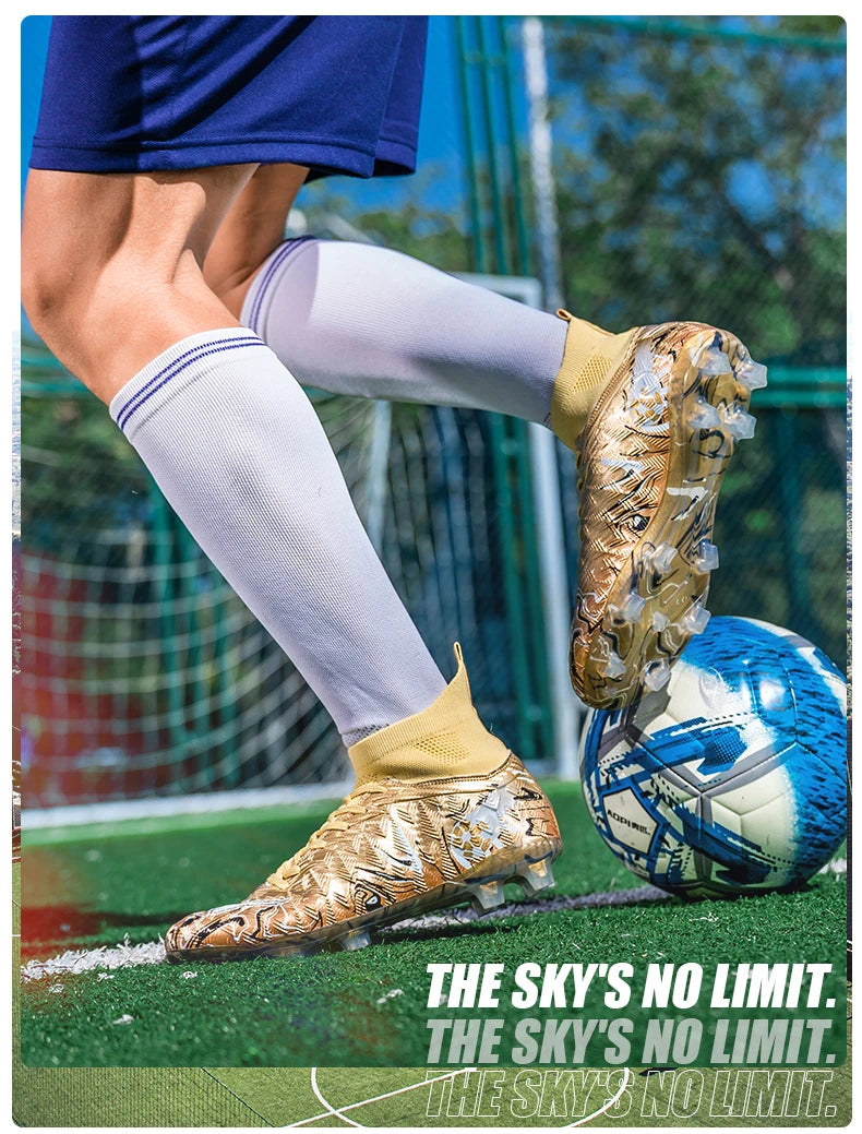 New Men's Professional Soccer Shoes Non-slip Football Boots Unisex Breathable Futsal Sports New Cleats Drop Shipping Ultralight