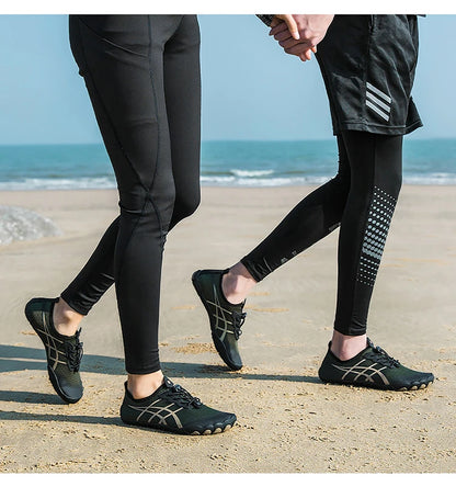 „Aqua Shoes“ vyriški vandens batai, basų kojų paplūdimio batai, unisex greitai džiūstantys lauko batai su vata, sporto salės treniruočių avalynė, sportiniai bateliai, dydžiai 35–46