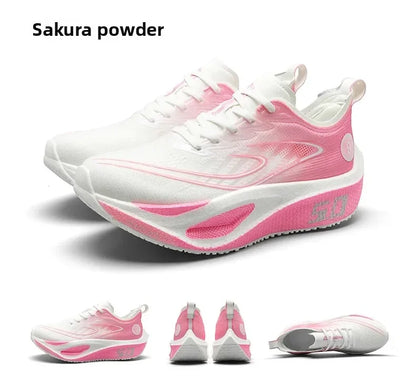 Unisex 2025 Laufschuhe mit Vollcarbonplatte – professionelle Marathon-Rennschuhe, leicht, federnd gedämpft und atmungsaktiv