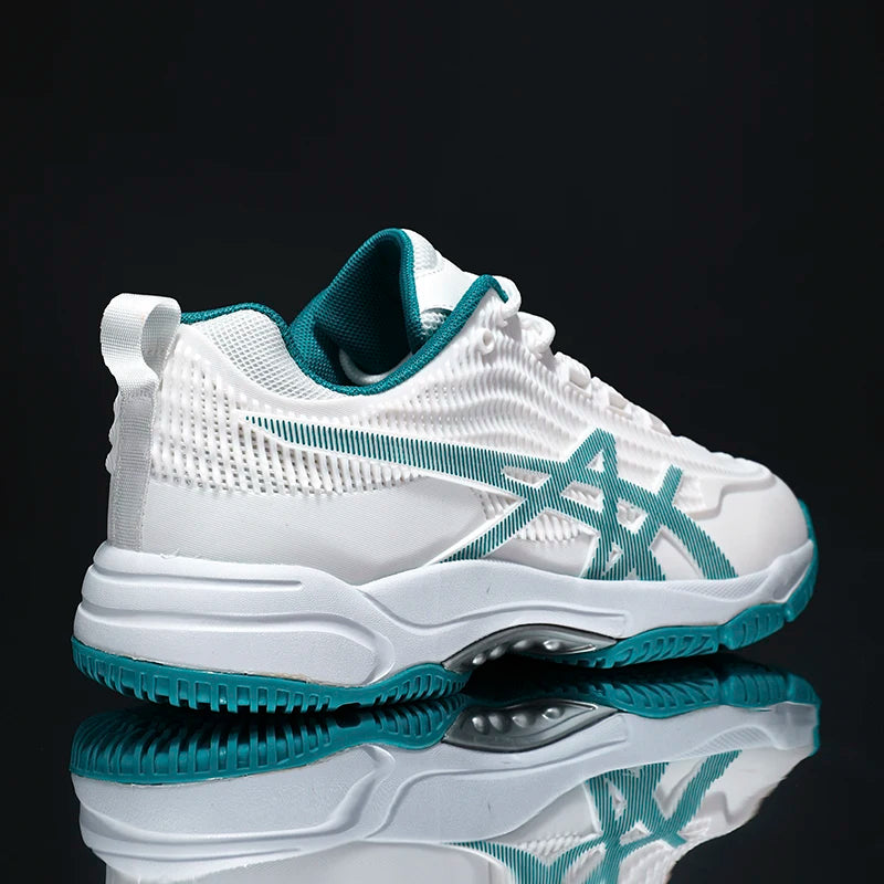 Men and Women Badminton Shoes Table Tennis Shoes for Volleyball Handball Sports Sneakers Anti-Skid Mesh Breathable Field Training