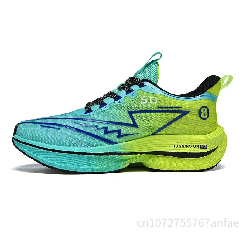Scarpe da running da uomo con piastra in carbonio, leggere, ultra ammortizzate, traspiranti, da maratona, con assorbimento degli urti e supporto, sneaker sportiva comoda da donna