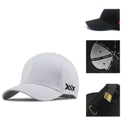 Big Head Plus Size Baseball Cap 100% Cotton Fits Men Women Adjustable Dad Hat Oversize 58-60cm 61-65cm