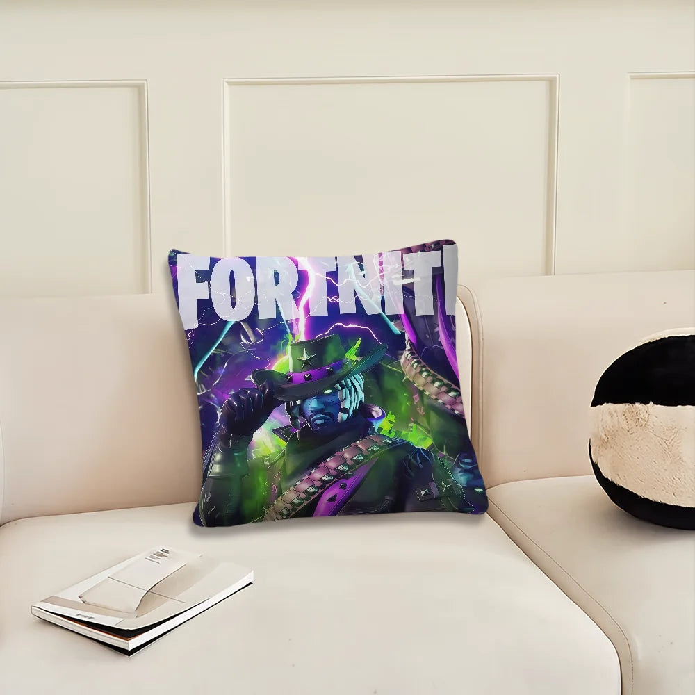 Fronha / Capa de Almofada Game F-Fortnite — Decoração para Quarto, Casa, Sofá, Sala, Escritório e Carro — Simplicidade Nórdica