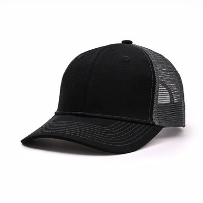 Sunshade soft top Richardson truck driver hat slightly curved baseball cap color blocked flat edge duckbill hat