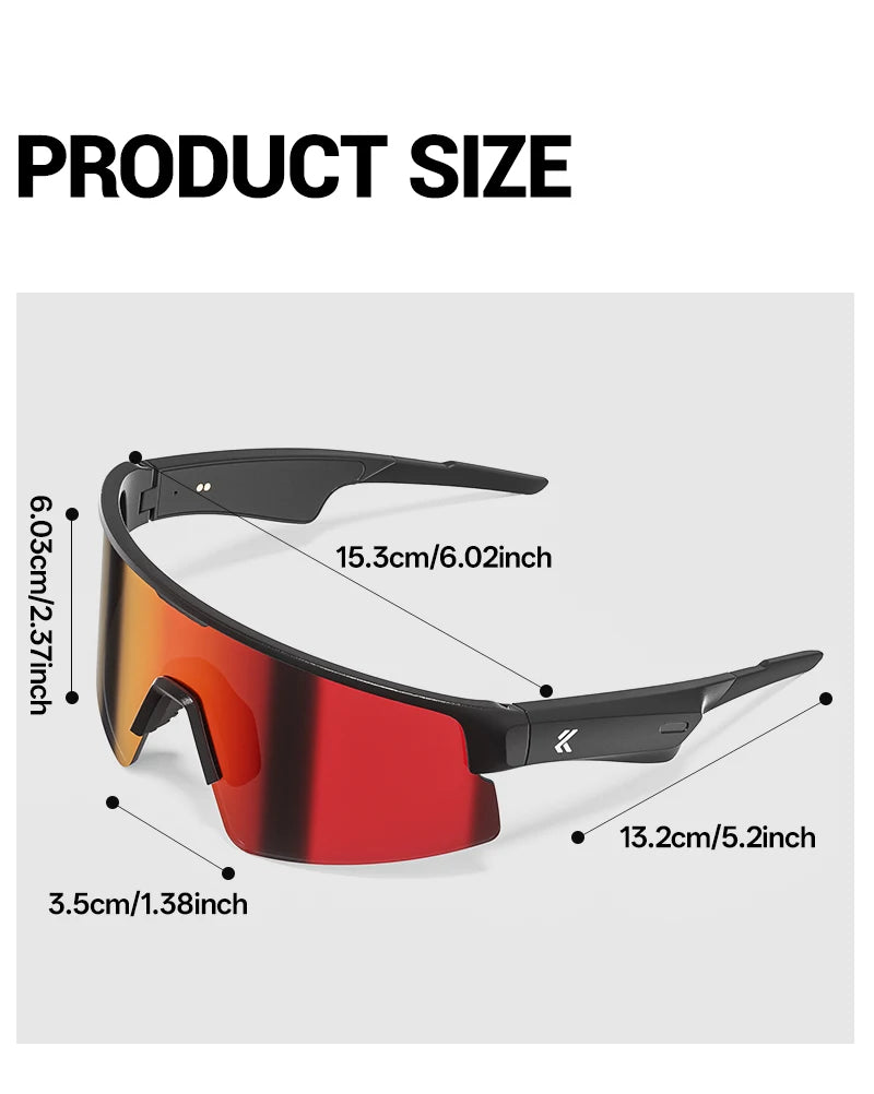 Kapvoe Bluetooth Sunglasses Smart Cycling Glasses Wireless UV400 Protection Goggles Telephone MP3 Sports Cycling Glasses Men