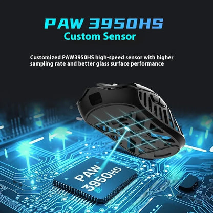 WLmouse Beast X Max Wireless Mouse PAW3950HS Sensor Magnesium Alloy 8K FPS Gaming Mouse Lightweight Gaming Accessories Customize