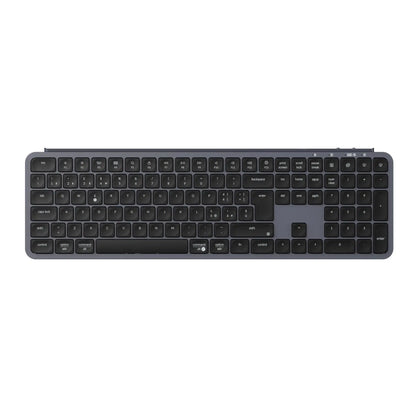 Keychron B6 Pro ISO-Layout ultraflache kabellose Tastatur in voller Größe, tragbar und leicht, mit 2.4GHz- & Bluetooth-Verbindungen