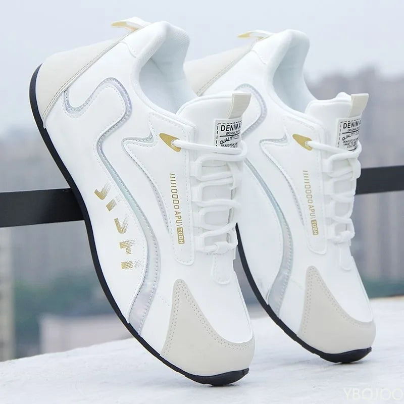 Zapatos casuales de hombre de talla grande para primavera y otoño, con suela gruesa elevadora, estilo de nicho en tendencia, versátiles, planos y deportivos