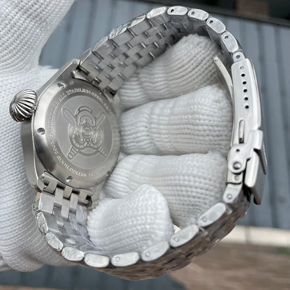 STEELFLIER Official SF743 Quartz Pilot VH31 Steel Strap Onion Crown 20Bar Waterproof Sapphire Crystal Luxury Dive Luminous Watch