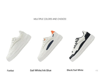 Xtep Skateboarding-Schuhe 2025 Sommer Leichte Sportschuhe mit dicker Sohle Low-Top-Sneaker im modischen Street-Style 875319310016