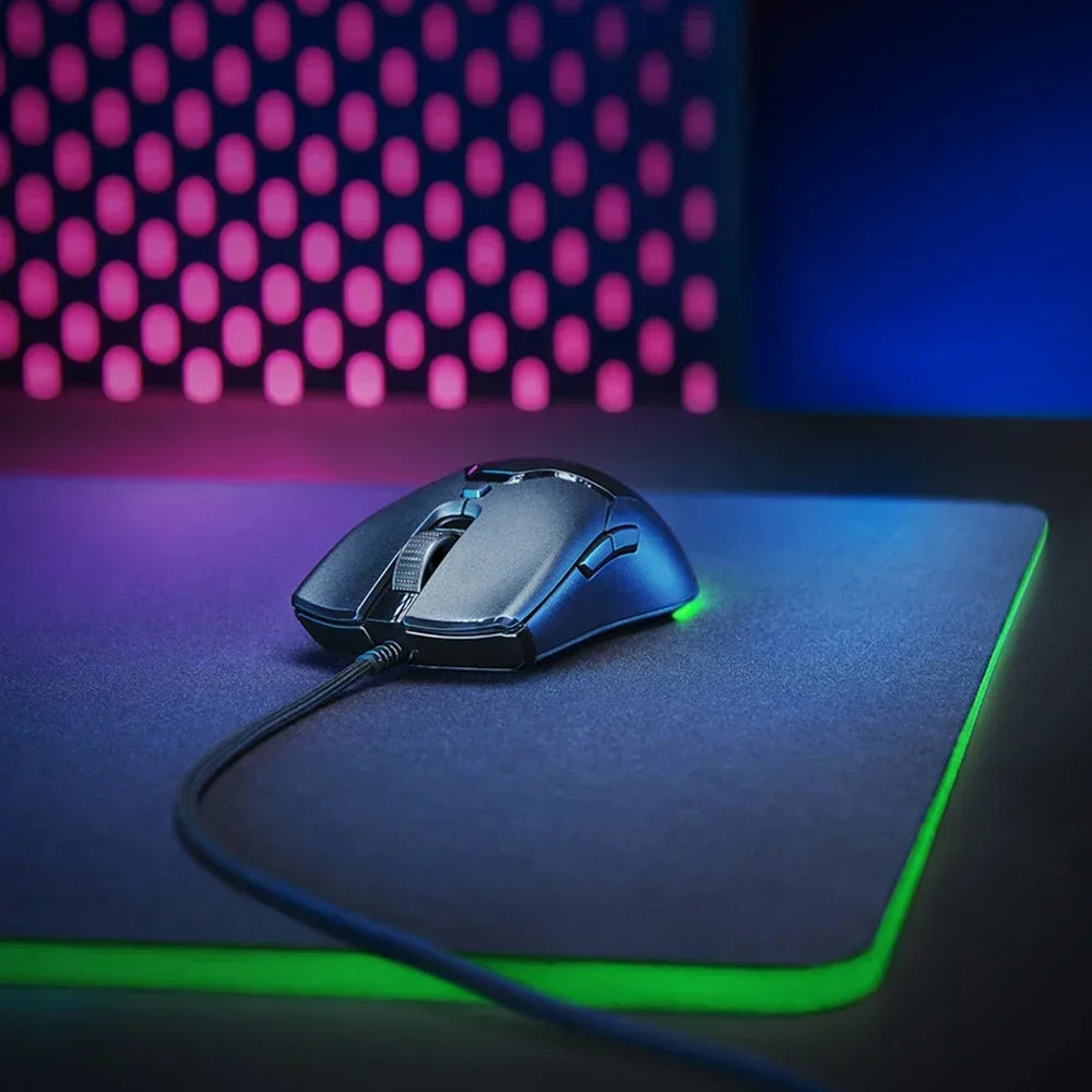 Razer NEW YEAR GIFT Presente Thunder Snake Viper Mini Rato Gaming com Cabo para Computador e Portátil Esports com Luz RGB, Rato para Mãos Pequenas