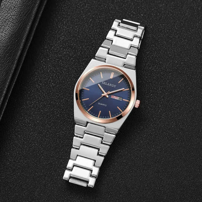 Luxury Mens Calendar Quartz Wristwatches Fashion Men Business Watches Clock Gift Reloj Hombre（Without Box）