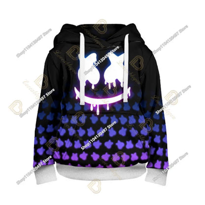 Children's Clothing Fortnite Cosplay Hoodie Sweatshirt, Battle Ikonik Man Sleeve Costume, Christmas Pullover Stress Shirt Clothes