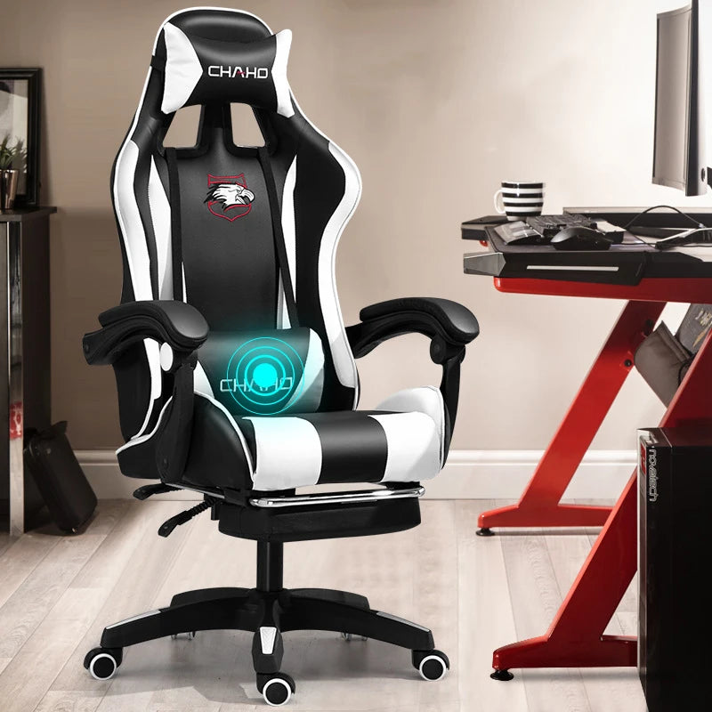 Chaise de jeu en cuir de haute qualité Joylive WCG, chaise de course pour café, bureau et salle de jeux