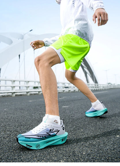 Running Shoes with Specialty Carbon Plate, Marathon Men’s Sports, Breathable, Lightweight, Comfortable Women’s Athletic Non-Slip Sneakers