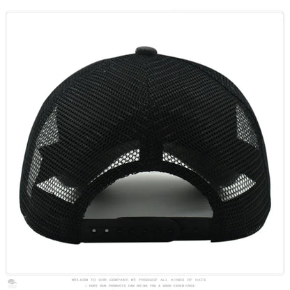 Custom Logo Blank Baseball Cap For Men Summer Breathable Mesh Hat Women Vintage Washed Distressed Trucker Sun Hats